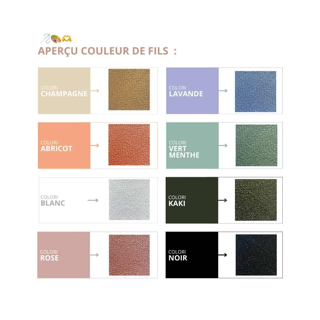 Duo broderies mamie & bébé d'amour