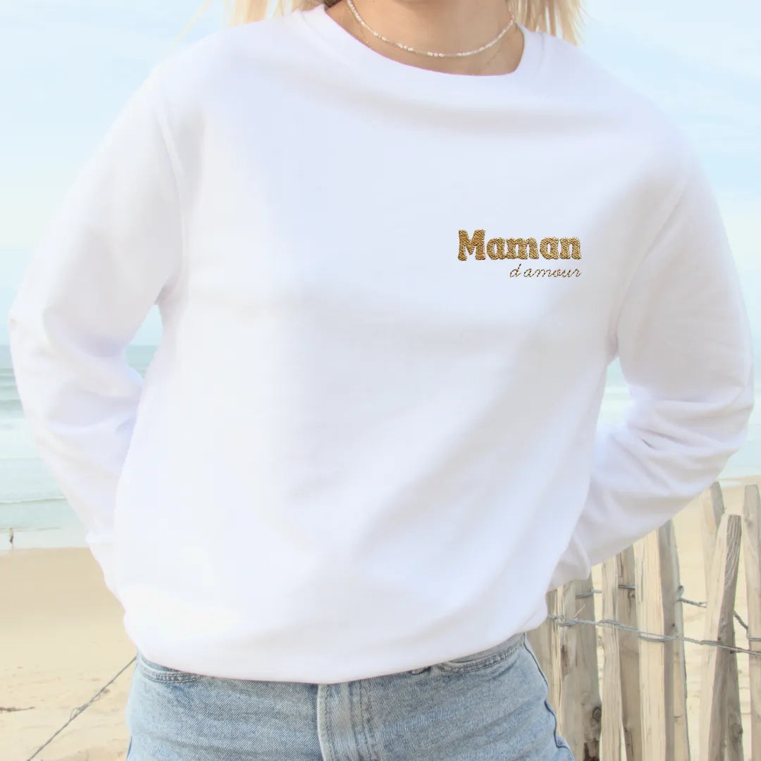 Broderie maman d'amour