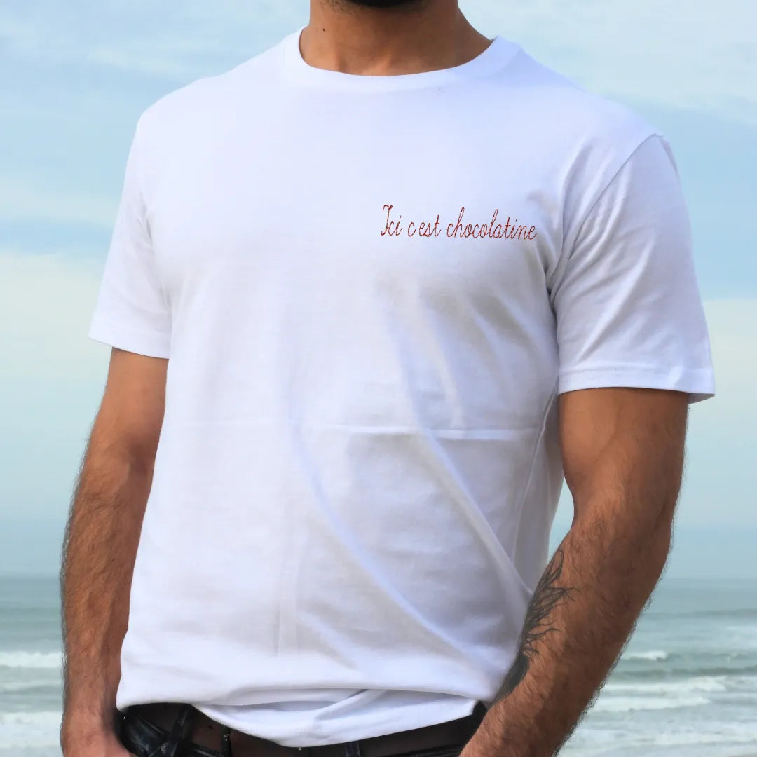 Broderie Ici c'est chocolatine