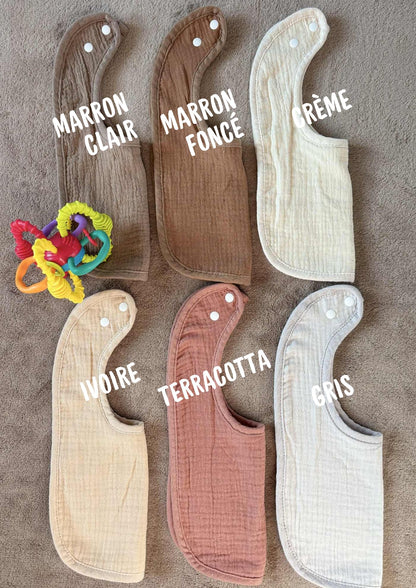 Bavoir enfant brodé personnalisé