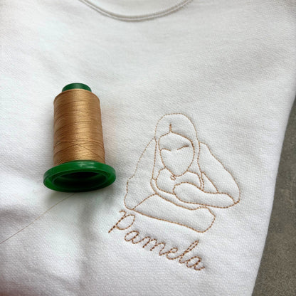 Broderie Line Art illustration