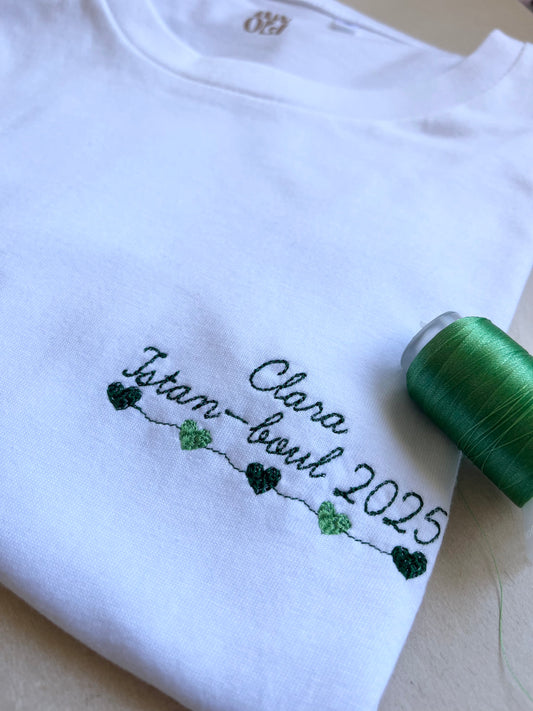 Broderie EVJF - Texte à personnaliser